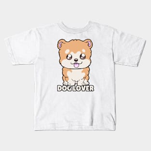 CUTE DOG CARTOON Kids T-Shirt